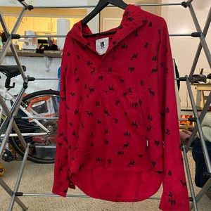 Burton Casual Hooded Long Sleeve Shirt